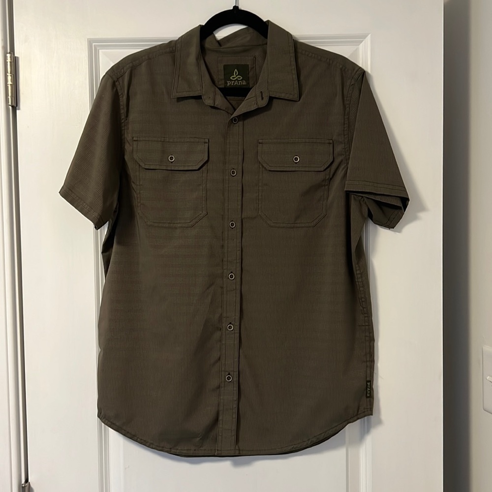 PrAna Men’s outdoor short sleeve button up